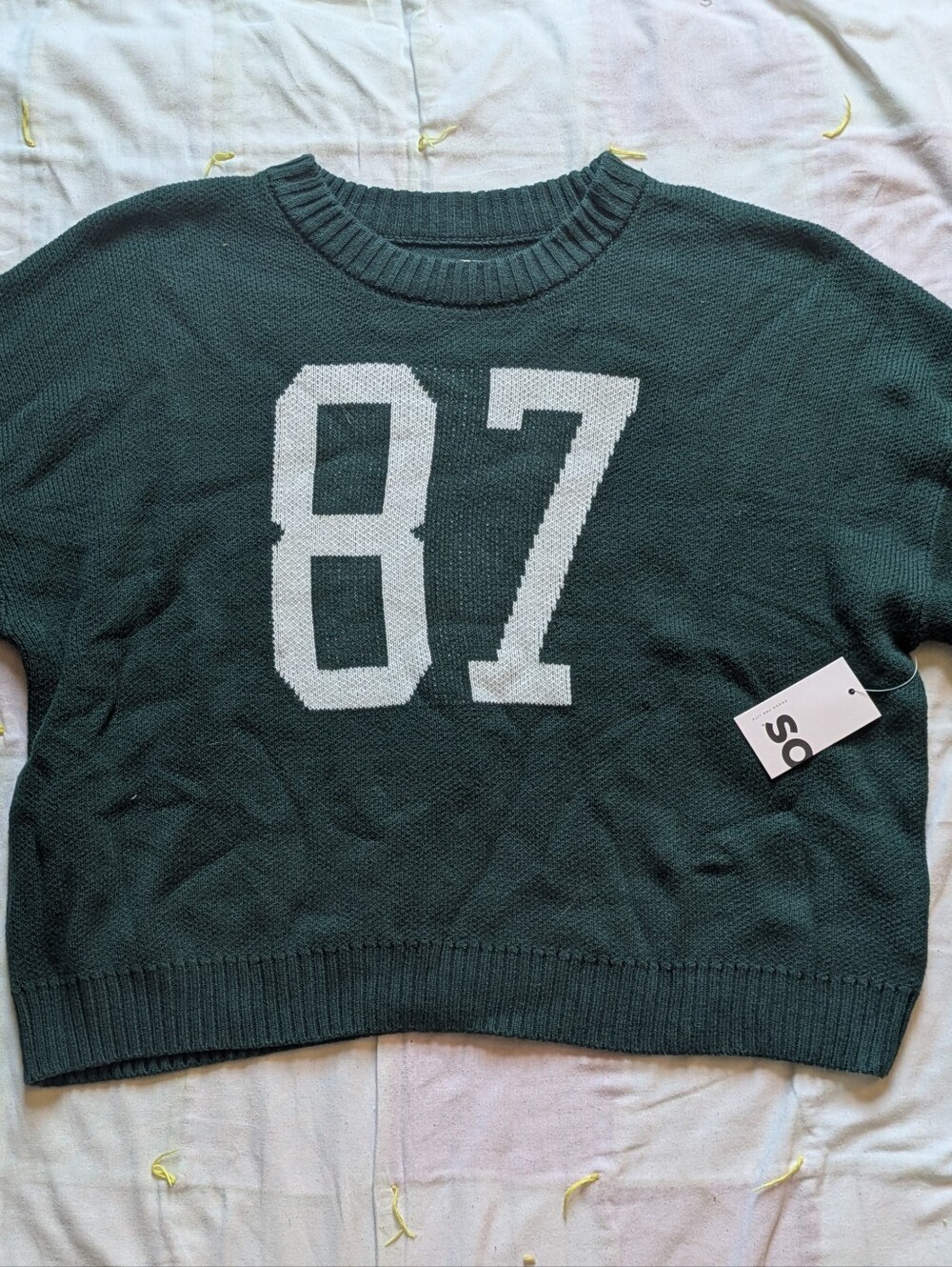 SO Women's Crewneck Sweater in Forest Green